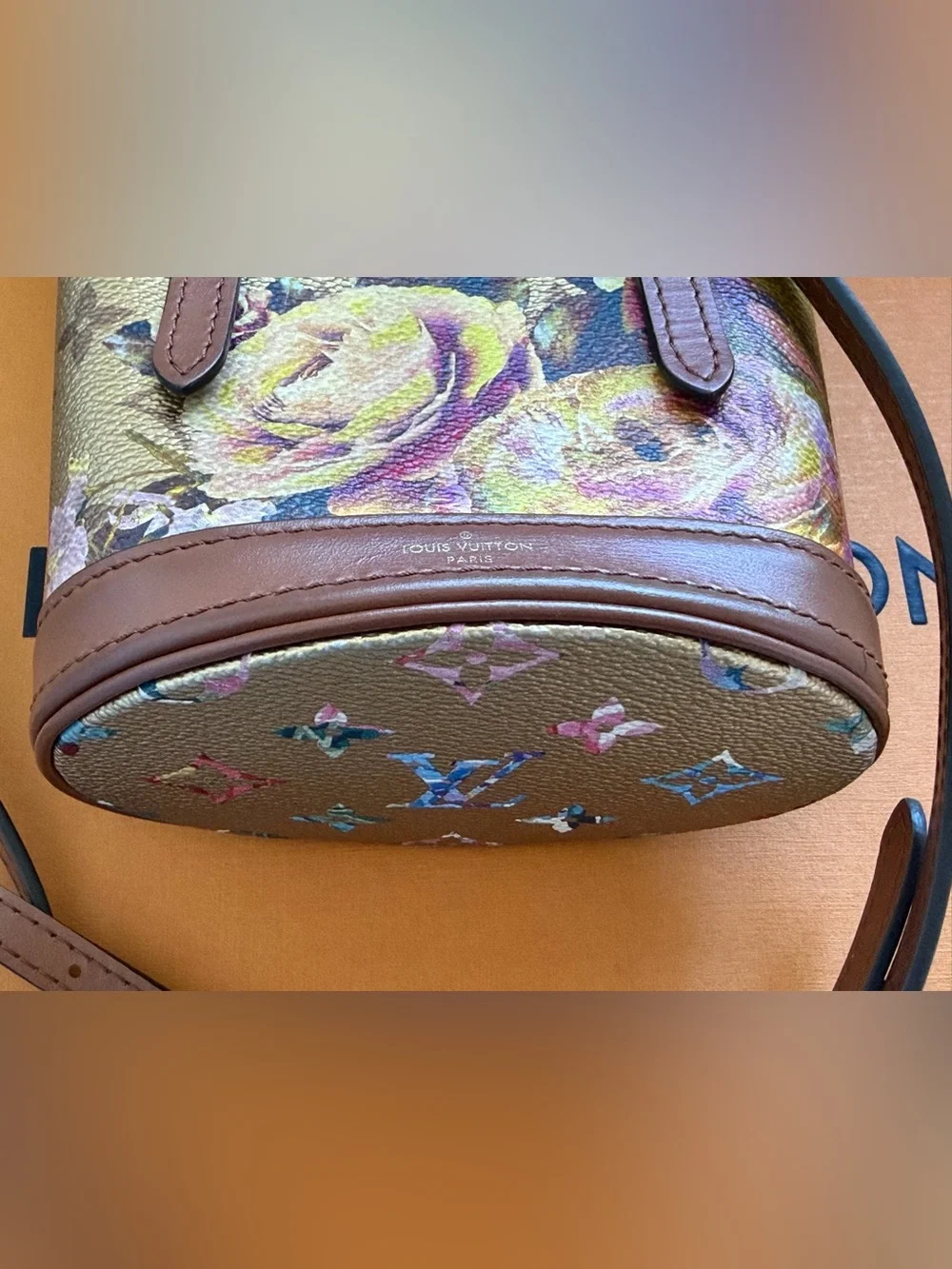 Louis Vuitton Nano Crossbody Bag And Pouch